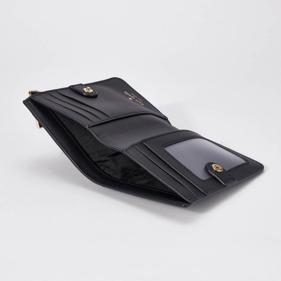 並行輸入 ケイトスペード 2つ折り財布 kate spade ぺブルレザー KN764 001 レディース ブラック 黒 | kate spade NEW YORK | 05