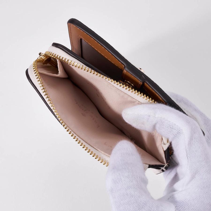 並行輸入 ケイトスペード 2つ折り財布 kate spade ぺブルレザー KN766 100 レディース ホワイト 白 | kate spade NEW YORK | 06