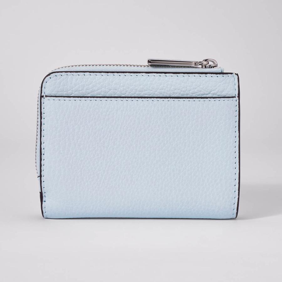 並行輸入 ケイトスペード 2つ折り財布 kate spade ぺブルレザー KN766 403 レディース ペールブルー 水色 | kate spade NEW YORK | 01