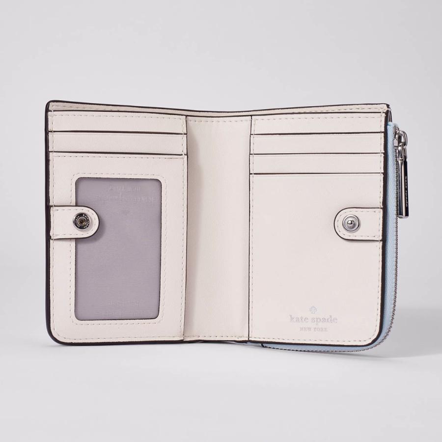 並行輸入 ケイトスペード 2つ折り財布 kate spade ぺブルレザー KN766 403 レディース ペールブルー 水色 | kate spade NEW YORK | 04