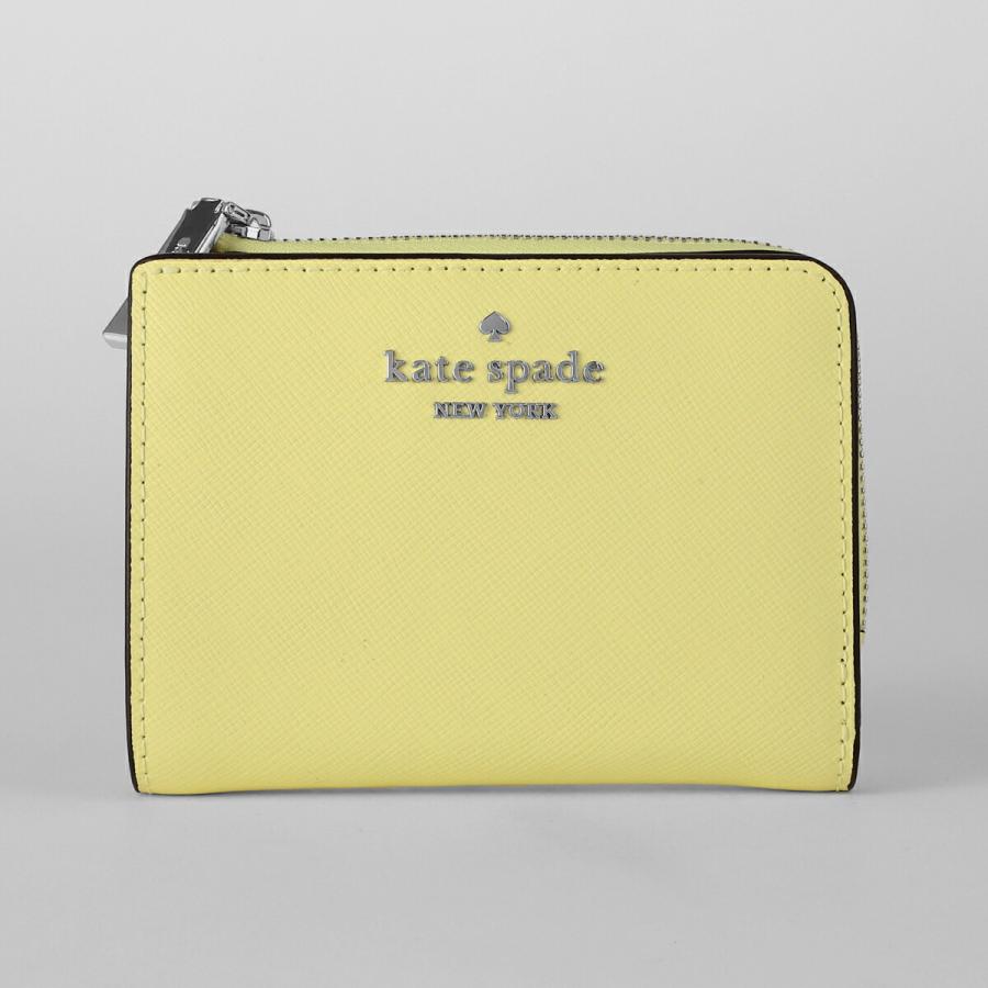 並行輸入 ケイトスペード 2つ折り財布 kate spade マディソン KN767 302 レディース イエロー 黄色 | kate spade NEW YORK