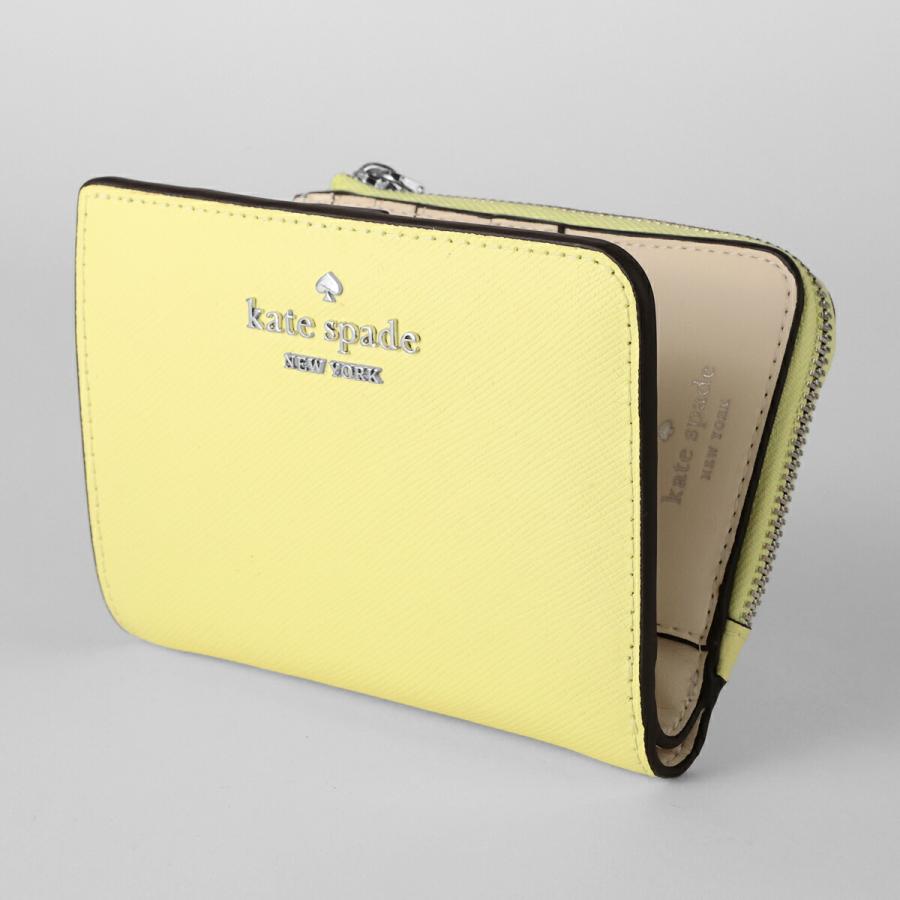 並行輸入 ケイトスペード 2つ折り財布 kate spade マディソン KN767 302 レディース イエロー 黄色 | kate spade NEW YORK | 03