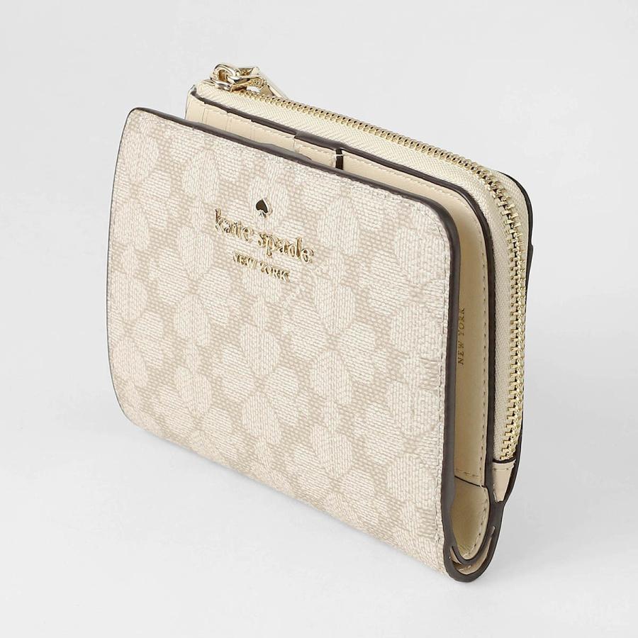 並行輸入 ケイトスペード 2つ折り財布 kate spade スペード フラワー KN768 250レディース ベージュ | kate spade NEW YORK | 03