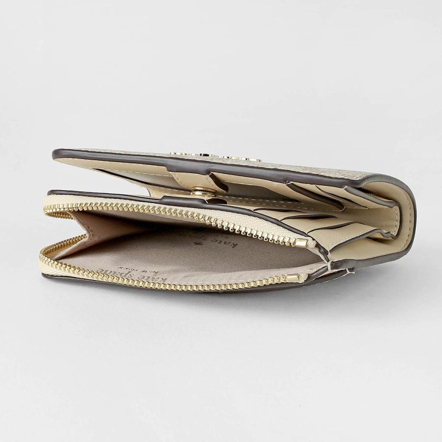 並行輸入 ケイトスペード 2つ折り財布 kate spade スペード フラワー KN768 250レディース ベージュ | kate spade NEW YORK | 06