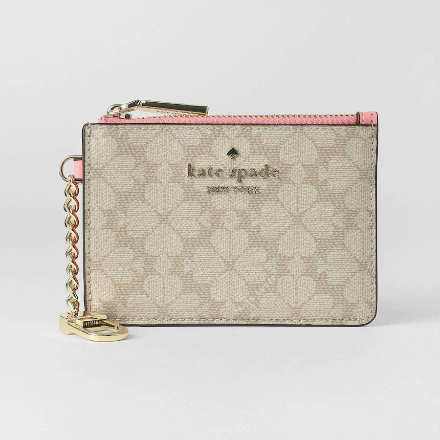 並行輸入 ケイトスペード カードケース kate spade スペード フラワー KN773 960レディース ベージュ ピンク | kate spade NEW YORK
