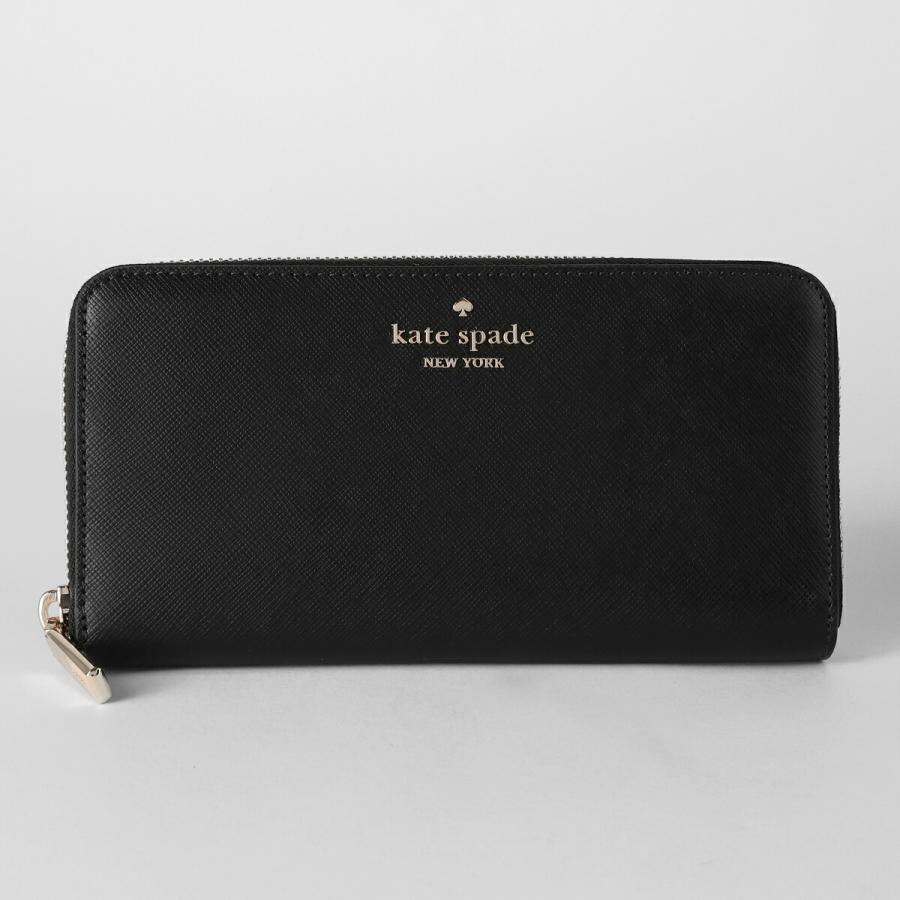 並行輸入 ケイトスペード 長財布(ラウンドファスナー) kate spade マディソン KN776 001レディース ブラック 黒 | kate spade NEW YORK