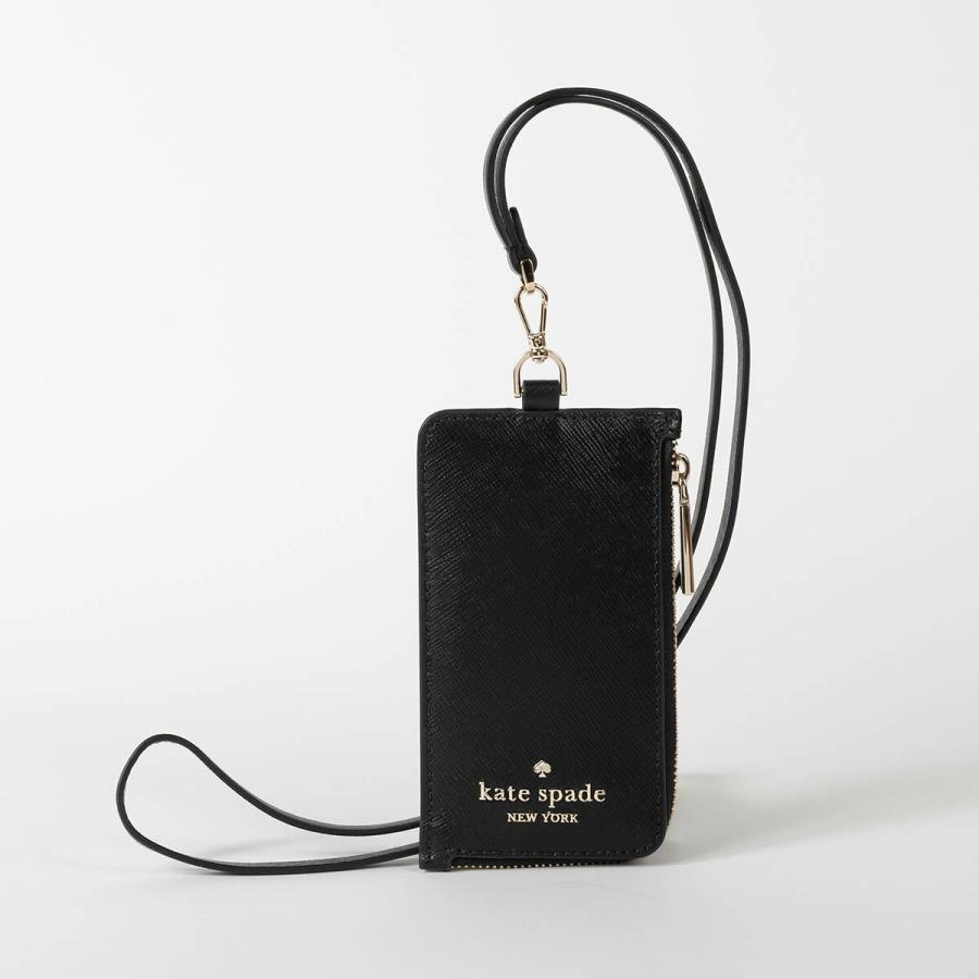 並行輸入 ケイトスペード カードケース kate spade サフィアノレザー KN779 001 レディース ブラック | kate spade NEW YORK