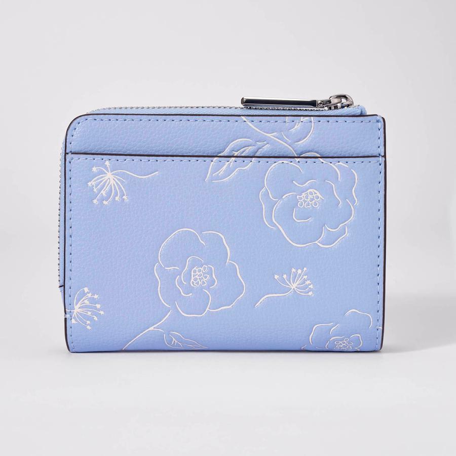 並行輸入 ケイトスペード 2つ折り財布 kate spade フローラル KO553 403 レディース ペールブルー 水色 | kate spade NEW YORK | 01