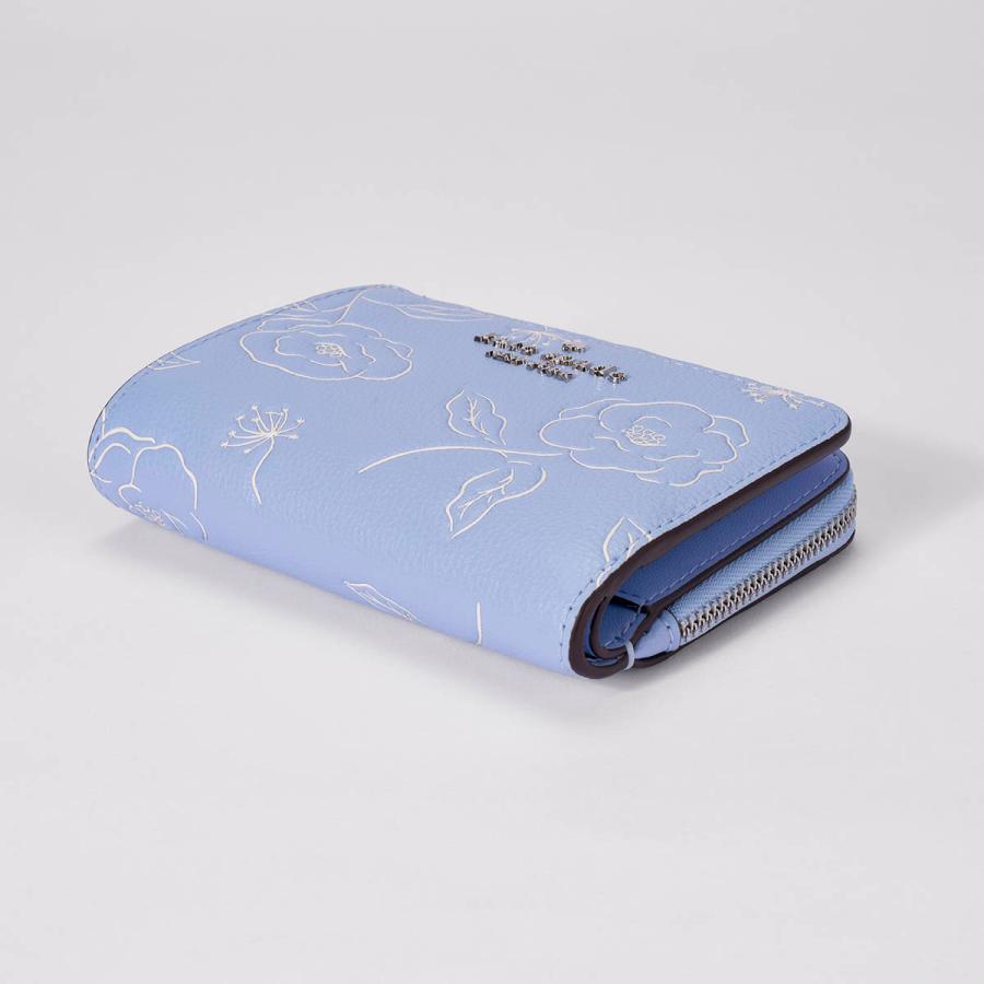 並行輸入 ケイトスペード 2つ折り財布 kate spade フローラル KO553 403 レディース ペールブルー 水色 | kate spade NEW YORK | 02