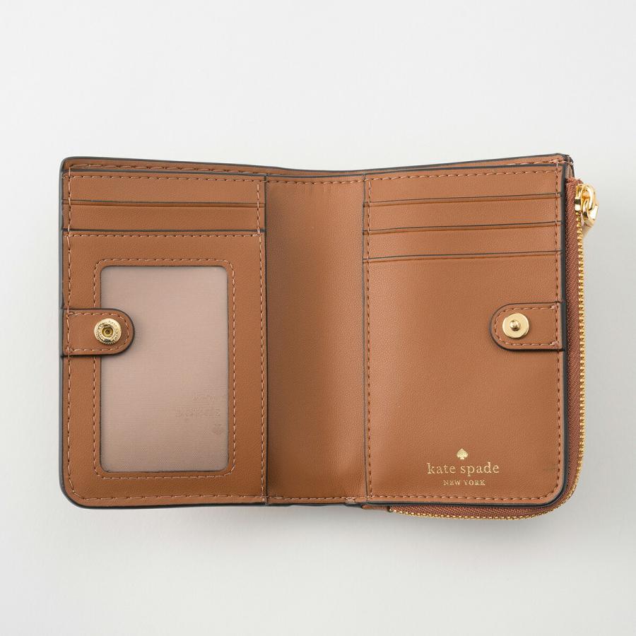 並行輸入 ケイトスペード 2つ折り財布 kate spade ぺブルドレザー KP054 200 レディース ブラウン 茶 | kate spade NEW YORK | 03