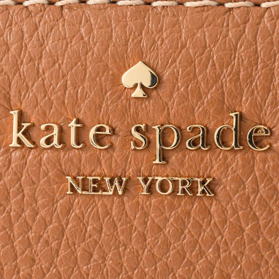 並行輸入 ケイトスペード 2つ折り財布 kate spade ぺブルドレザー KP054 200 レディース ブラウン 茶 | kate spade NEW YORK | 07