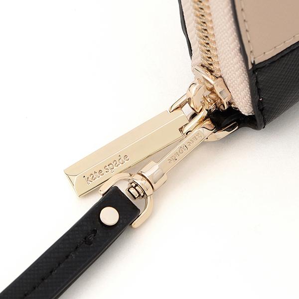 Kate Spade ケイトスペード　キルト　ラウンドファスナー長財布A21 ケイト・スペード(Kate Spade) 二つ折り レディース長財布