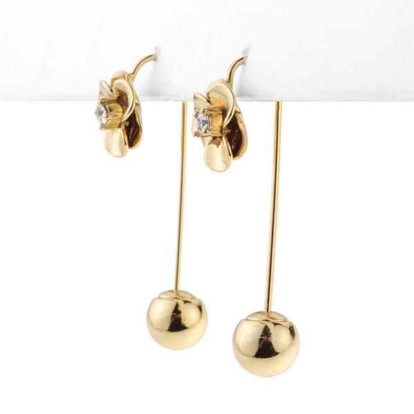 並行輸入 ケイトスペード ピアス FLOWER HANGER EARRINGS WBRUE240 711 ゴールド 金 爆買 | kate spade NEW YORK | 01