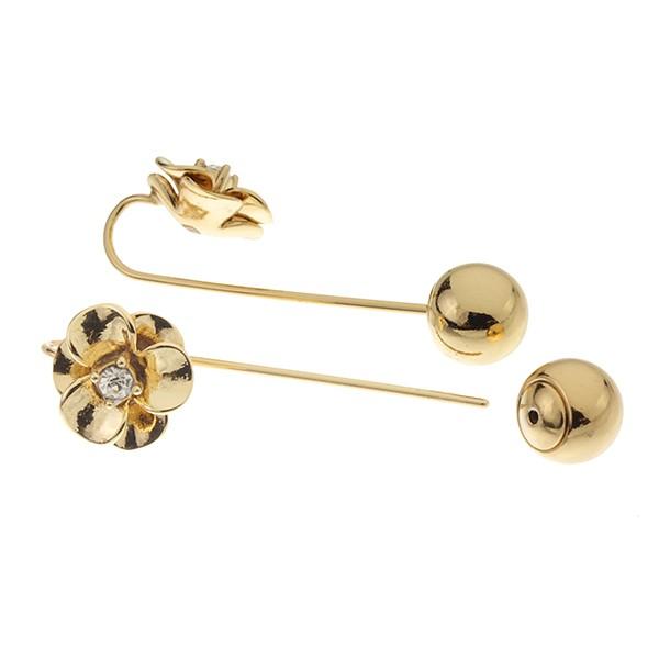 並行輸入 ケイトスペード ピアス FLOWER HANGER EARRINGS WBRUE240 711 ゴールド 金 爆買 | kate spade NEW YORK | 03
