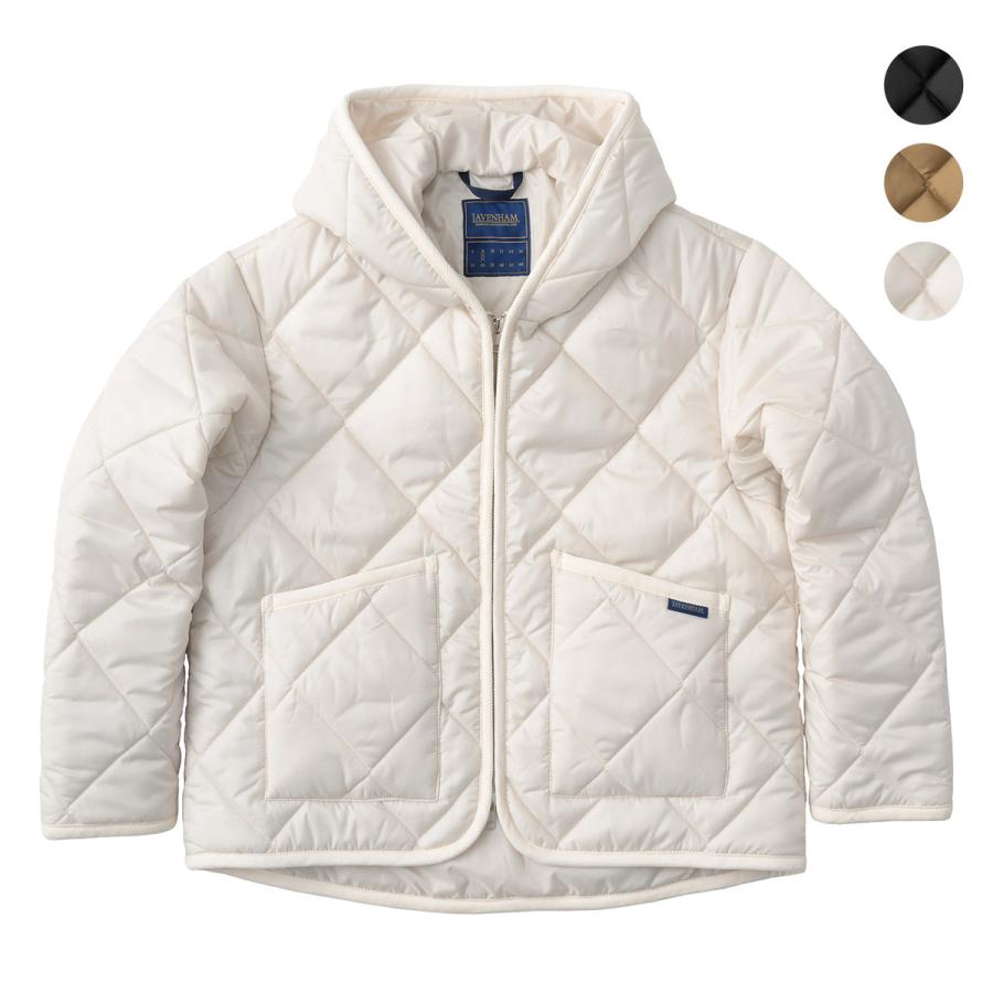 並行輸入 ラベンハム ジャケット ビッグキルト ジップド クレイドン ウィメンズ フード付きジャケット LV10114 | LAVENHAM