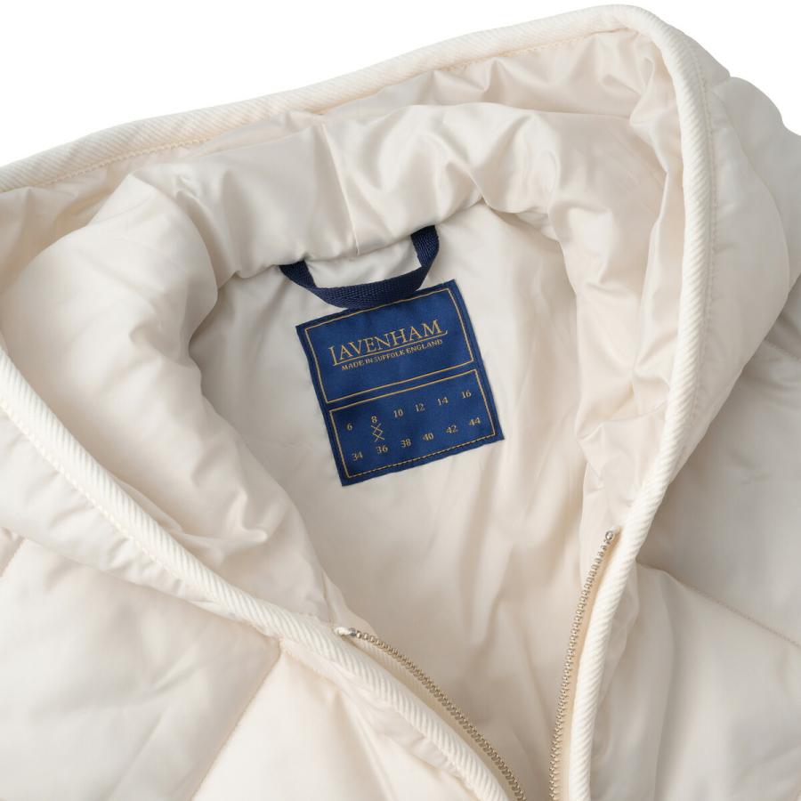 並行輸入 ラベンハム ジャケット LAVENHAM ビッグキルト ジップド クレイドン ウィメンズ フード付きジャケット LV10114レディース | LAVENHAM | 14