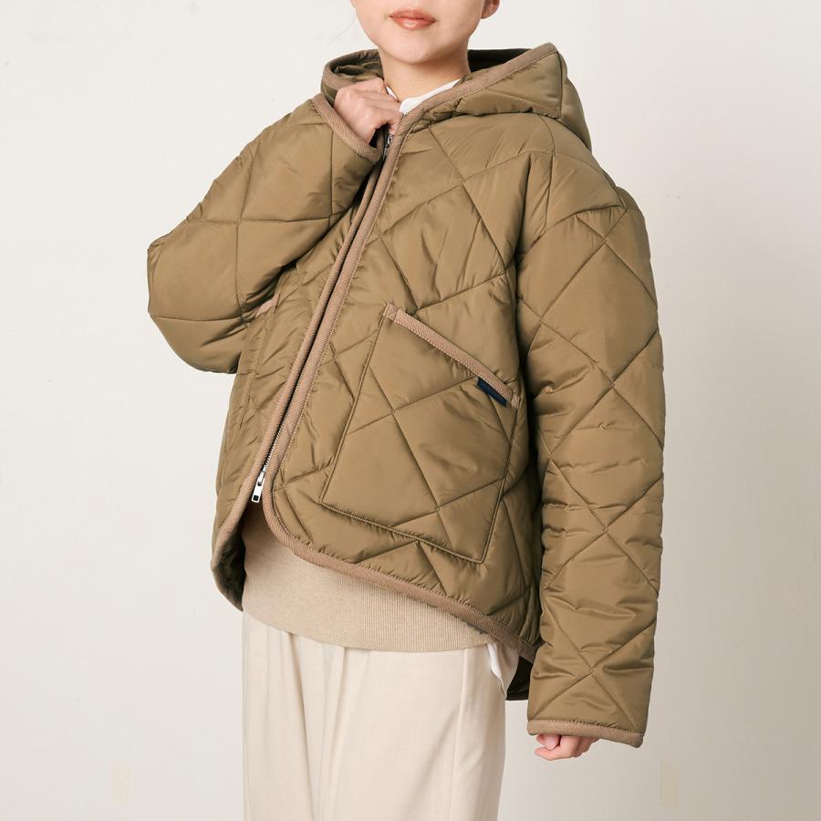 並行輸入 ラベンハム ジャケット LAVENHAM ビッグキルト ジップド クレイドン ウィメンズ フード付きジャケット LV10114レディース | LAVENHAM | 08