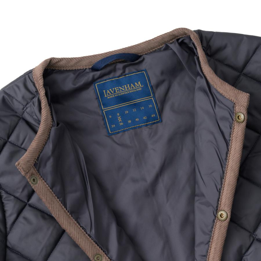 並行輸入 ラベンハム ジャケット LAVENHAM コントラスト コナード ジャケット ウィメンズ キルティングジャケット LV6186レディース | LAVENHAM | 13