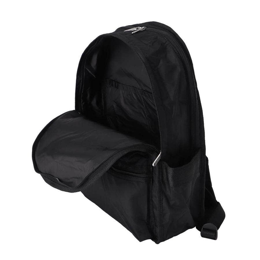 新品　LeSportsac レスポートサック　リュック　黒　ロゴ黒 SMALL VOYAGERリサイクルドブラックJP（バックパック/リュック