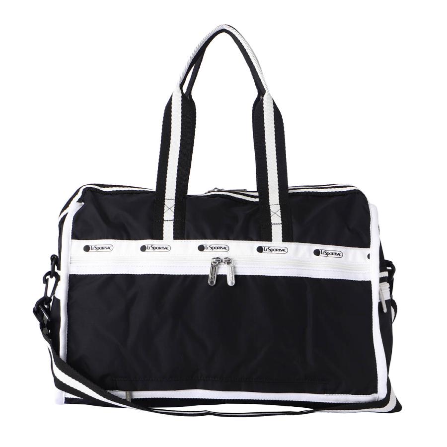 ブラックホワイトデラックス 8パック LeSportsac（レスポートサック） 並行輸入 ボストンバッグ デラックス