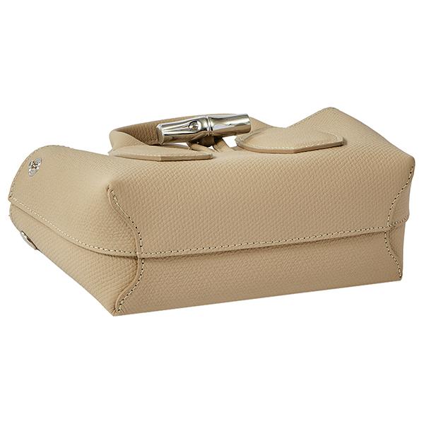 LONGCHAMP 並行輸入 ロンシャン ハンドバッグ ベージュ ロゾ TOP