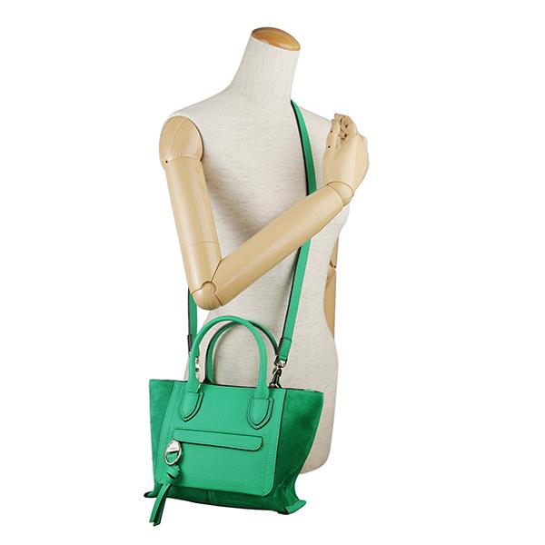 並行輸入 ロンシャン ハンドバッグ LONGCHAMP メールボックス トップハンドルバッグ S 10103 HVQ D01レディース グリーン 緑 爆買の画像