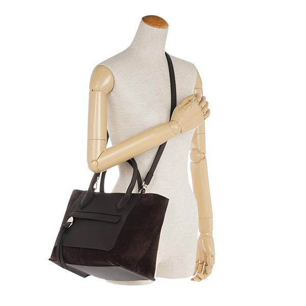 美品　LONGCHAMP　ロンシャン　レザー　フォーマルバッグ　ハンドバッグ LONGCHAMP 並行輸入 ロンシャン ハンドバッグ メールボックス トップ