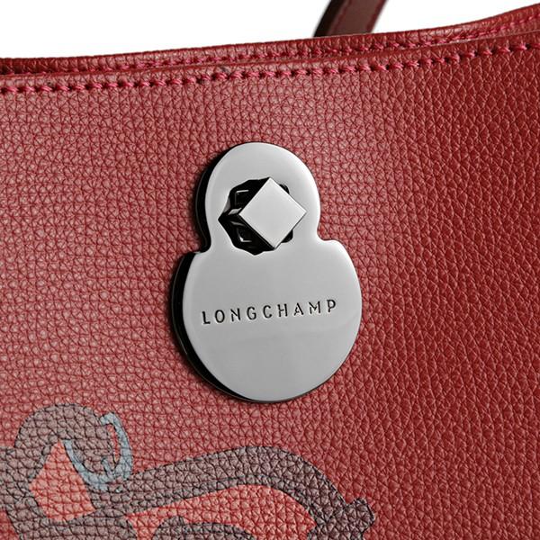 LONGCHAMP ロンシャン トートバッグ バーガンディ ショップ イット  