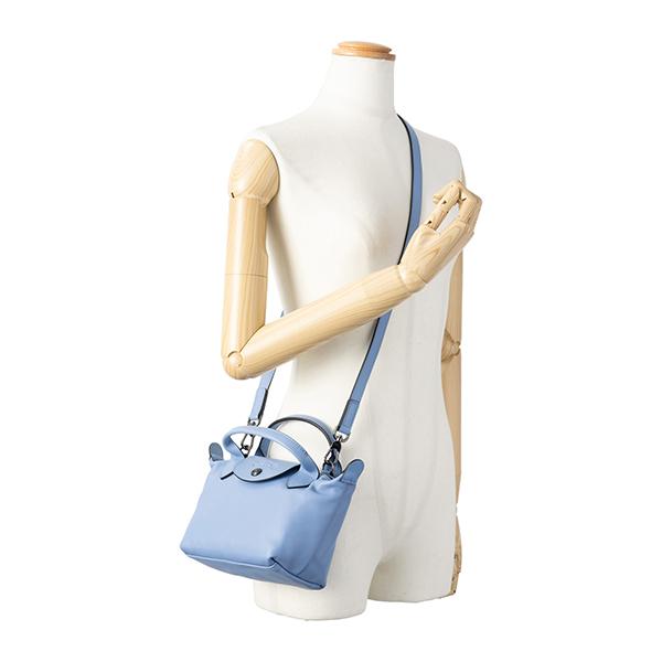 LONGCHAMP（ロンシャン） 並行輸入 ハンドバッグ ライトブルー 水色 ル