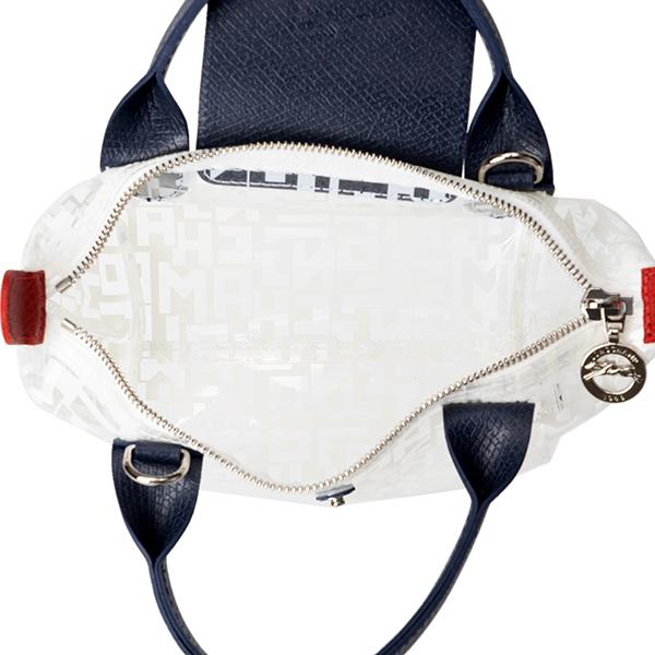 LONGCHAMP ハンドバッグ ル・プリアージュコレクション ホワイト/クリア LONGCHAMP ロンシャン ハンドバッグ ホワイト 白 ル・プリ