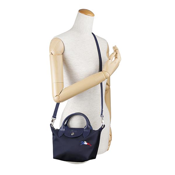 新品　LONGCHAMP ロンシャン　ハンドバッグ　ネイビー　プリアージュ　S ル プリアージュ® オリジナル L ショルダーバッグ ネイビー