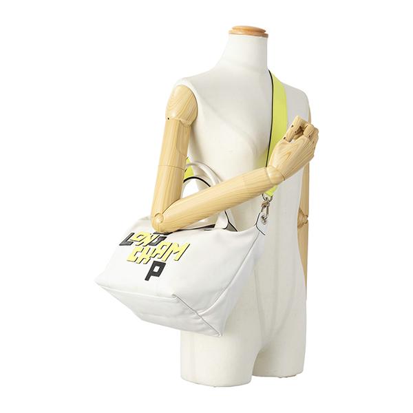 LONGCHAMP ロンシャン ハンドバッグ ホワイト 白 ル・プリアージュ  