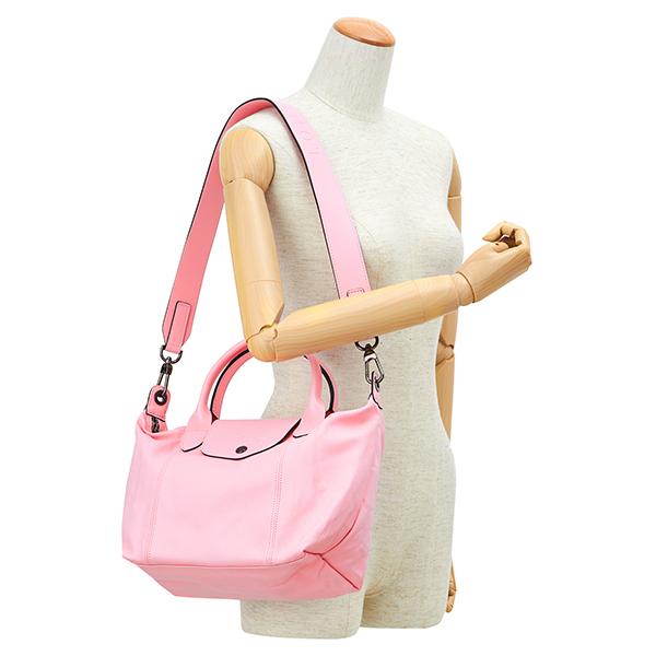 Longchamp ル プリアージュ キュイールトップハンドルバッグ Sピンク ル プリアージュ® オリジナル S トップハンドルバッグ ピンク