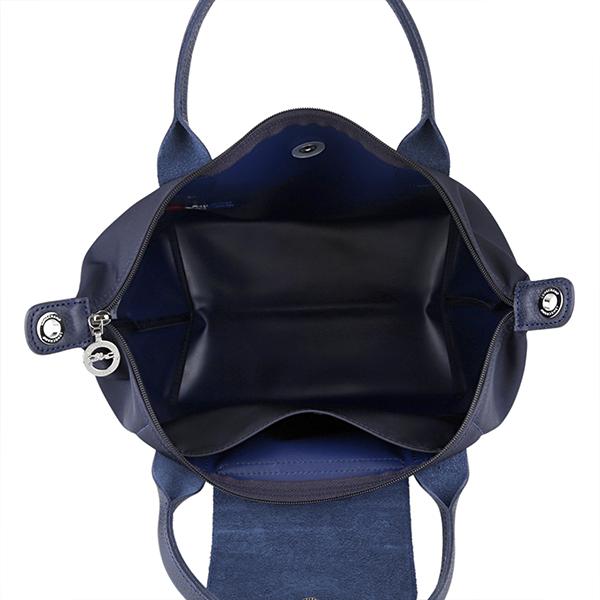 LONGCHAMP ロンシャン ハンドバッグ ネイビー 紺 ル・プリ LONGCHAMP ロンシャン ハンドバッグ ネイビー 紺 ル・プリ