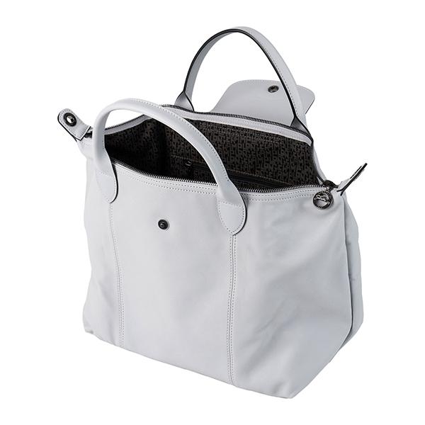 LONGCHAMP ロンシャン 拡張可能 ハンドバッグ 大容量 グレー UD LONGCHAMP ロンシャン 拡張可能 ハンドバッグ 大容量 グレー UD