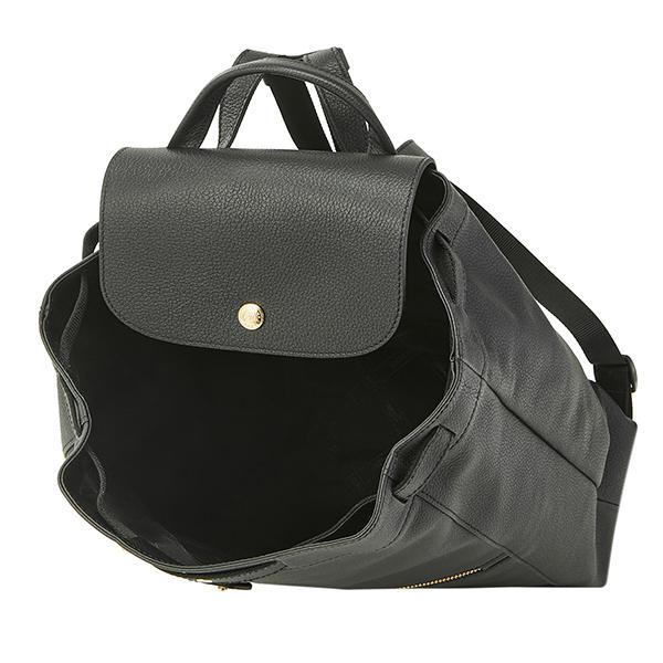 美品✨ ロンシャン ル・フローネ リュック A4可 レザー シボ革 ブラック ル フローネ バックパック ブラック - レザー | ロンシャン JP