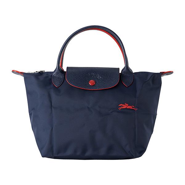 ヒート longchamp ロンシャン プリアージュ ハンドバッグ ネイビー