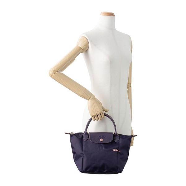 LONGCHAMP ロンシャン ハンドバッグ ブルーベリー ル・プリアージュ  