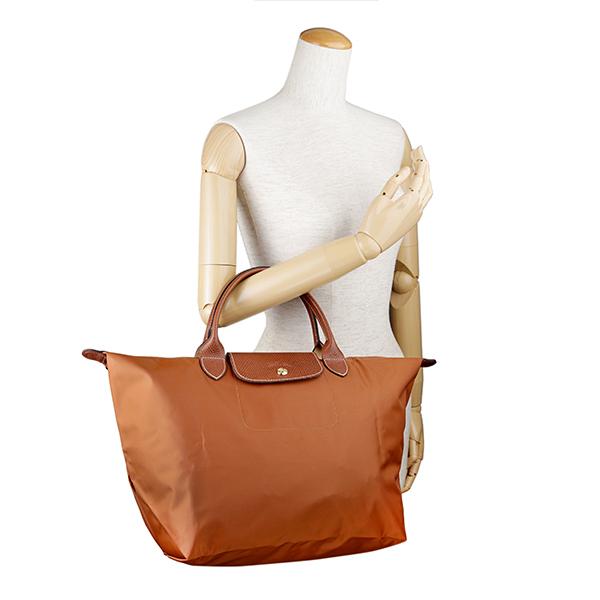 並行輸入 ロンシャン ハンドバッグ LONGCHAMP ル プリアージュ トップハンドルバッグ Mサイズ 1623 089 504レディース ブラウン 茶 | LONGCHAMP | 05