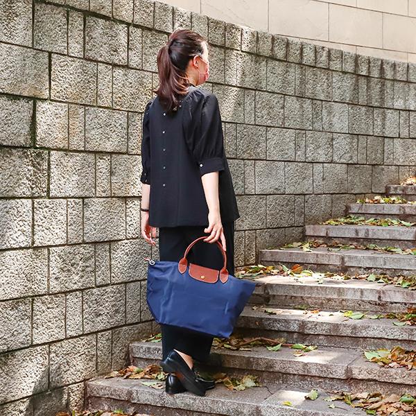 【正規品】LONGCHAMP ル プリアージュ　トップハンドバッグ Mブラック LONGCHAMP 並行輸入 ロンシャン ハンドバッグ ル・プリアージュ