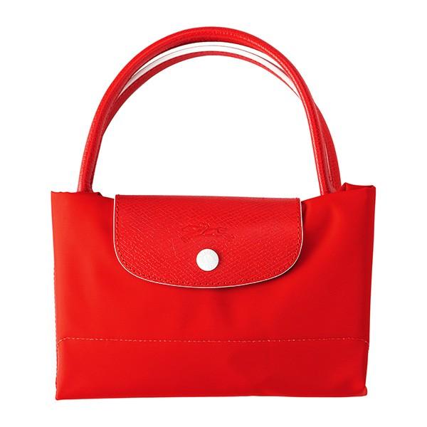 【美品】LONGCHAMP ル プリアージュハンドバッグ Sサイズ　レッド LONGCHAMP ロンシャン LONG CHAMP ル・プリアージュ