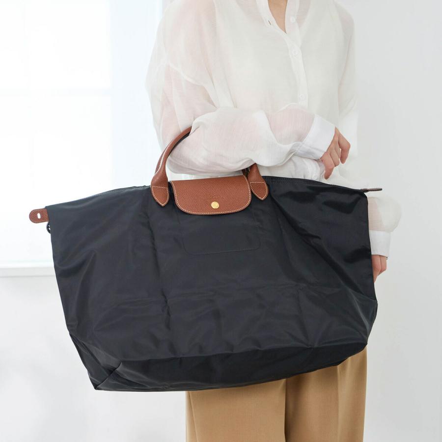 【美品】ロンシャン　ル・プリアージュ　1624 トラベルバッグ　黒 楽天市場】ロンシャン ハンドバッグ プリアージュ グリーン S