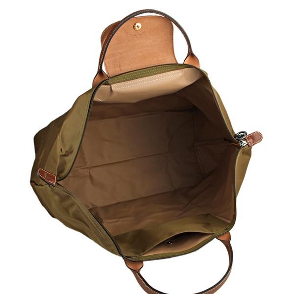 LONGCHAMP ロンシャン ボストンバッグ カーキ ル プリアージュ
