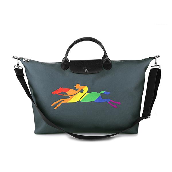 並行輸入 ロンシャン ボストンバッグ LONGCHAMP ル プリアージュ コレクション トラベルバッグ Sサイズ 1624 316 300ユニセックス グレー ガンメタル | LONGCHAMP