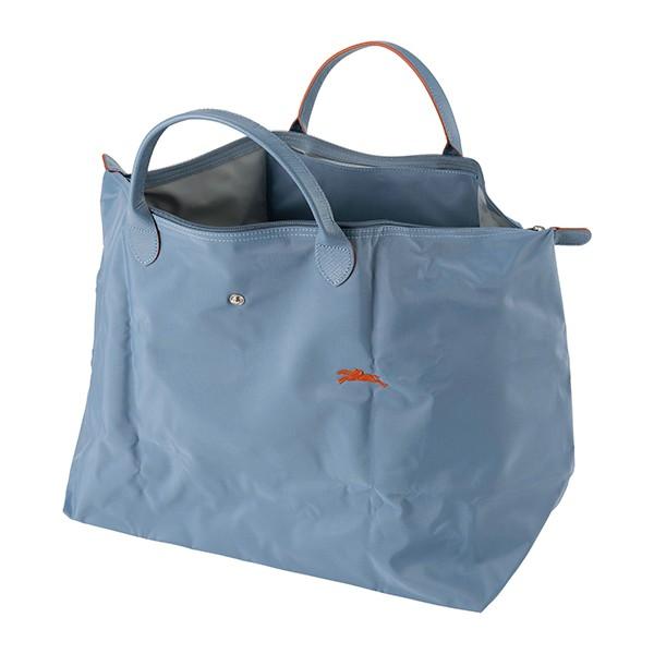LONGCHAMP ロンシャン ボストンバッグ ライトブルー 水色 ル