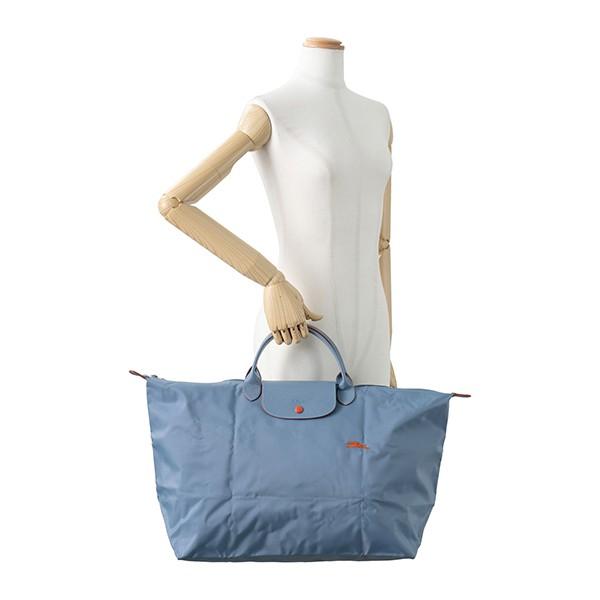 LONGCHAMP 並行輸入 ロンシャン ボストンバッグ ライトブルー