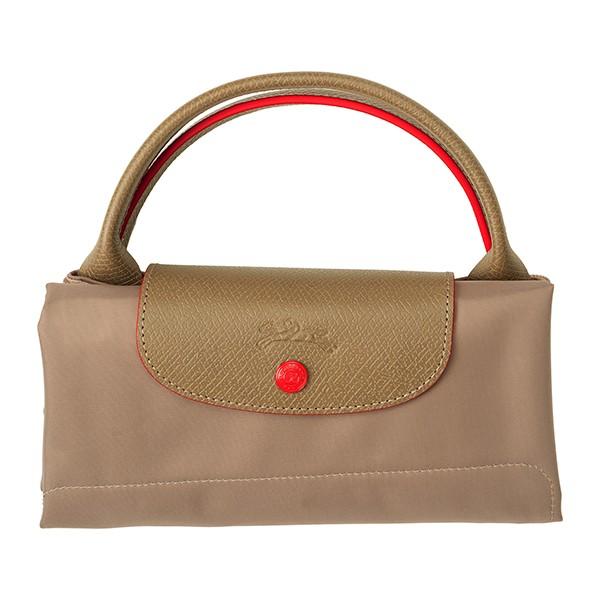 LONGCHAMP ロンシャン ボストンバッグ ブラウン ベージュ ミンク ル  