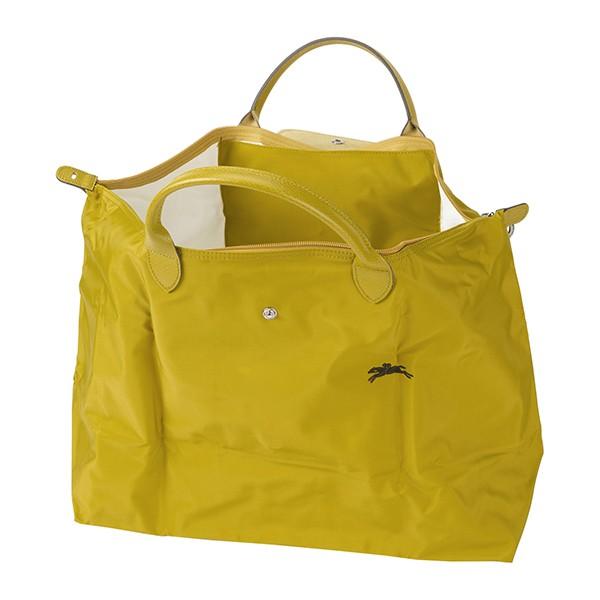 LONGCHAMP ロンシャン ボストンバッグ イエローグリーン 黄緑 ル プリ  