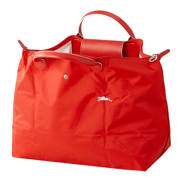 LONGCHAMP 並行輸入 ロンシャン ボストンバッグ レッド 赤 ル プリ