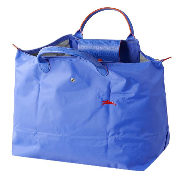 LONGCHAMP 並行輸入 ロンシャン ボストンバッグ ライトブルー